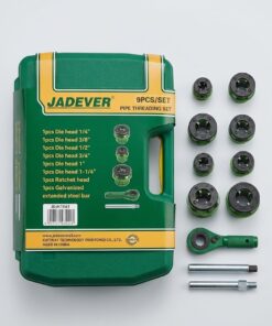 JADEVER Pipe Threading Set 9pcs JDJK1D61 (D)